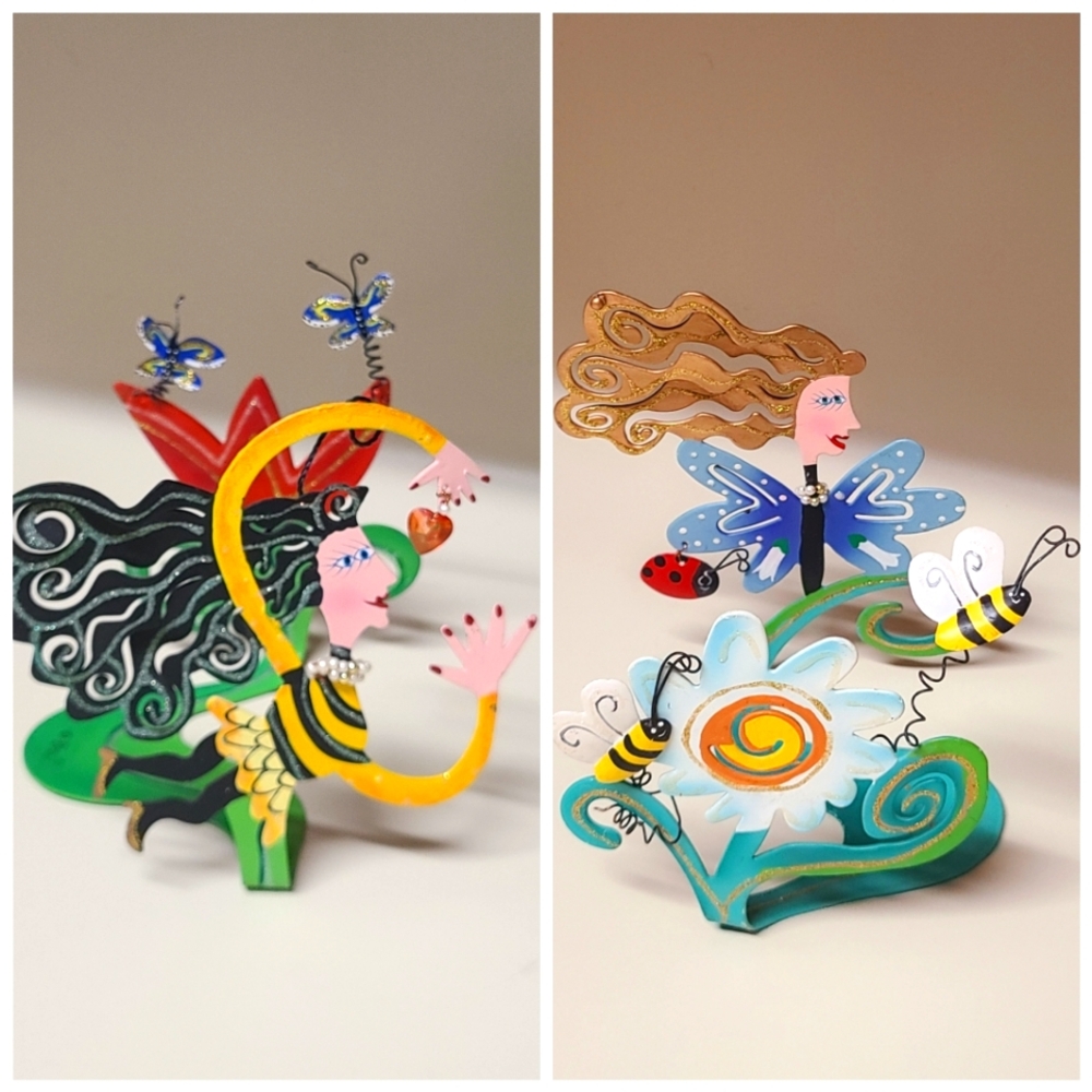 Colorful Whimsical Figurines By Rossi